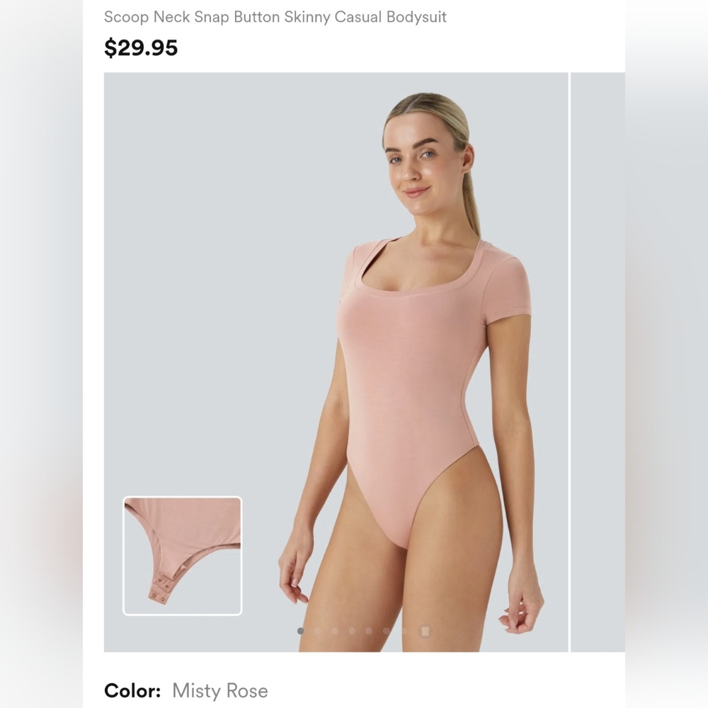 NWT halara scoop neck bodysuit